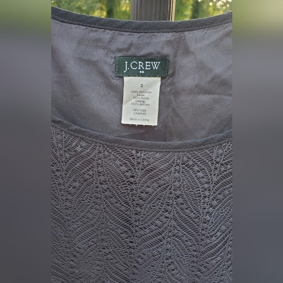 Bundle Only: J.Crew Grey Leaf Print Lace‎ Y2K Fairy Tank Top Size 2 - Picture 2 of 5